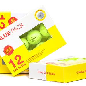 Green Golf Yellow Plain (Box of 12)