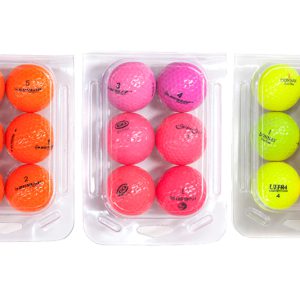 Green Golf Yellow Plain (Clam of 12)